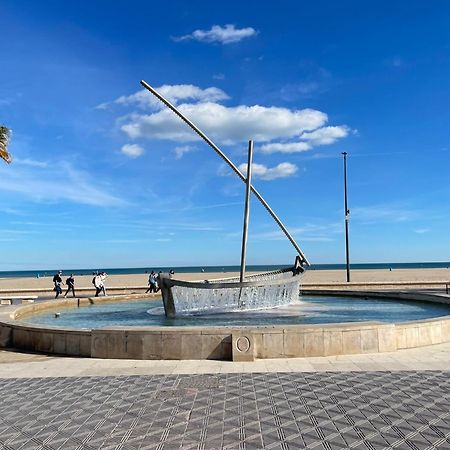 Апартаменты Habitacion Frente A Playa De La Malvarrosa Валенсия Экстерьер фото